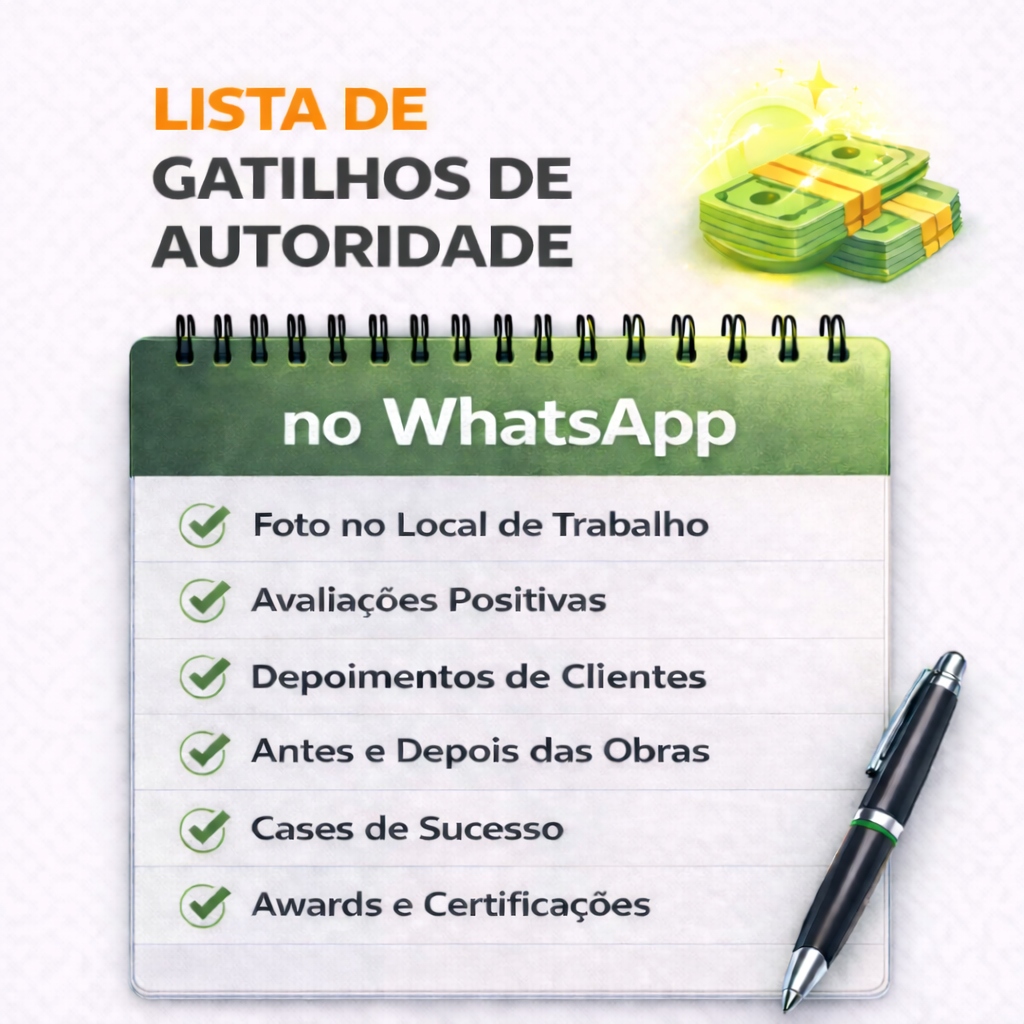 Gatilhos de Autoridade no WhatsApp