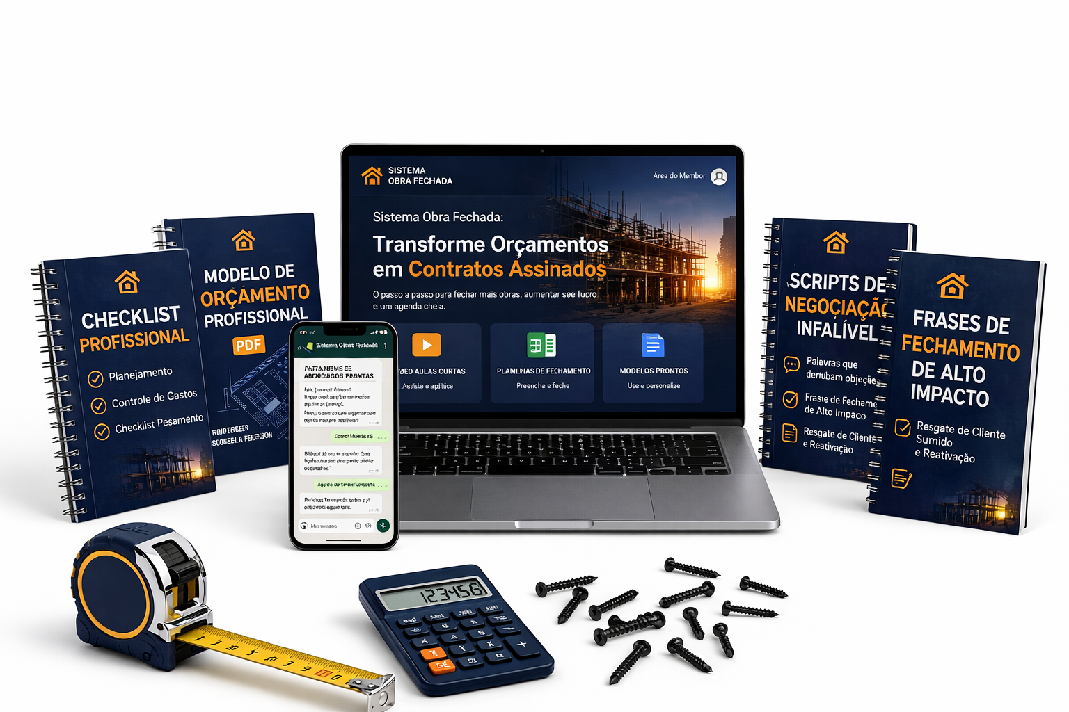 Sistema Obra Fechada Mockup